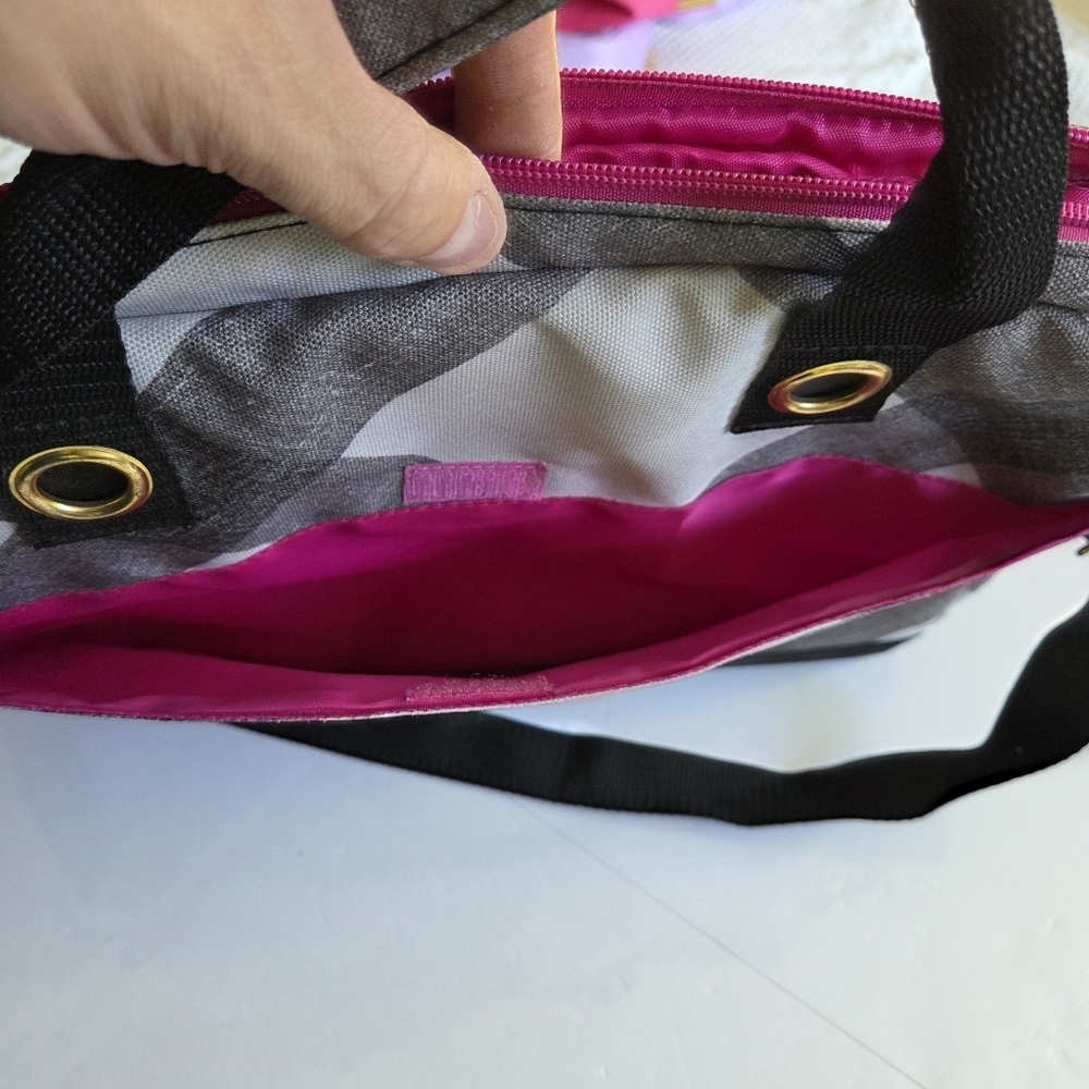 Skechers Gray and Black Women's Messenger Bag - Picture 6 of 11